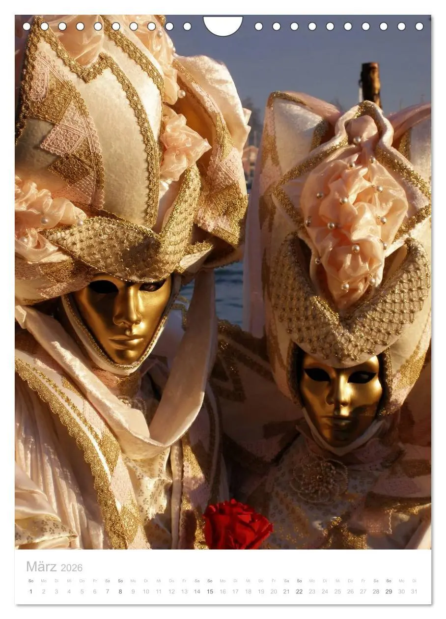 Bild: 9783516466713 | Masken der Sehnsucht - Karneval in Venedig (Wandkalender 2026 DIN...