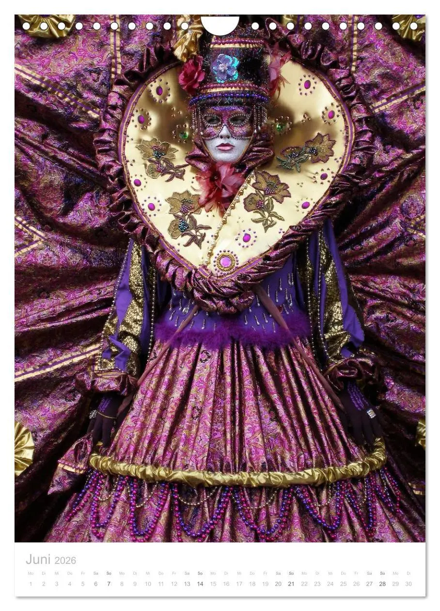 Bild: 9783516466713 | Masken der Sehnsucht - Karneval in Venedig (Wandkalender 2026 DIN...