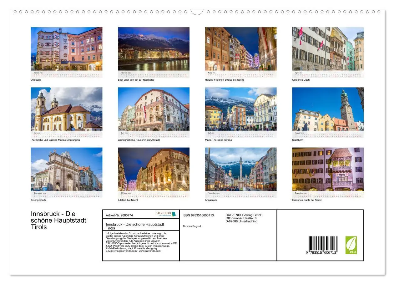 Bild: 9783516606713 | Innsbruck - Die schöne Hauptstadt Tirols (hochwertiger Premium...