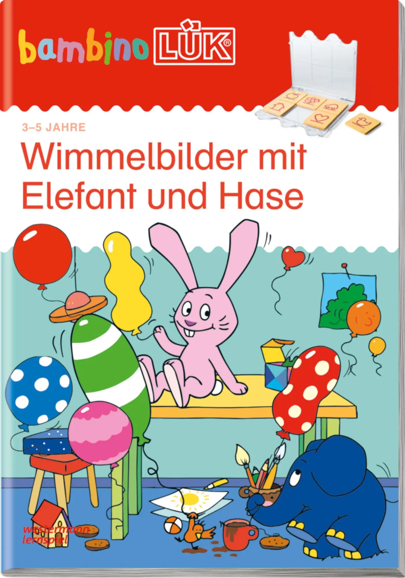 Cover: 9783837776713 | bambinoLÜK. Wimmelbilder mit Elefant und Hase | Michael Junga | 32 S. Cover: 9783837776713 | bambinoLÜK. Wimmelbilder mit Elefant und Hase | Michael Junga | 32 S.