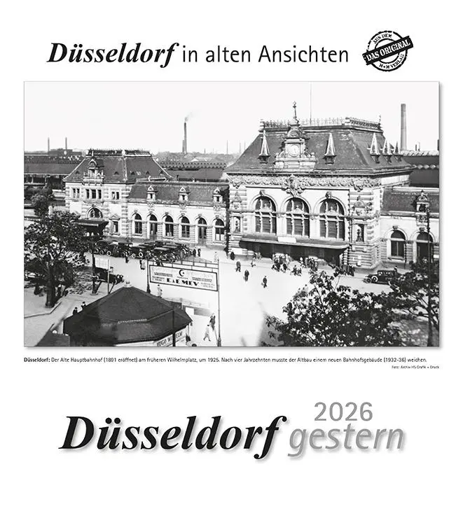 Cover: 9783961666713 | Düsseldorf gestern 2026 | Düsseldorf in alten Ansichten | Kalender