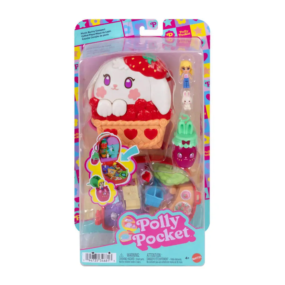 Cover: 194735346813 | Polly Pocket Erdbeerhäschen Schatulle | Blister | JKC47 | Deutsch