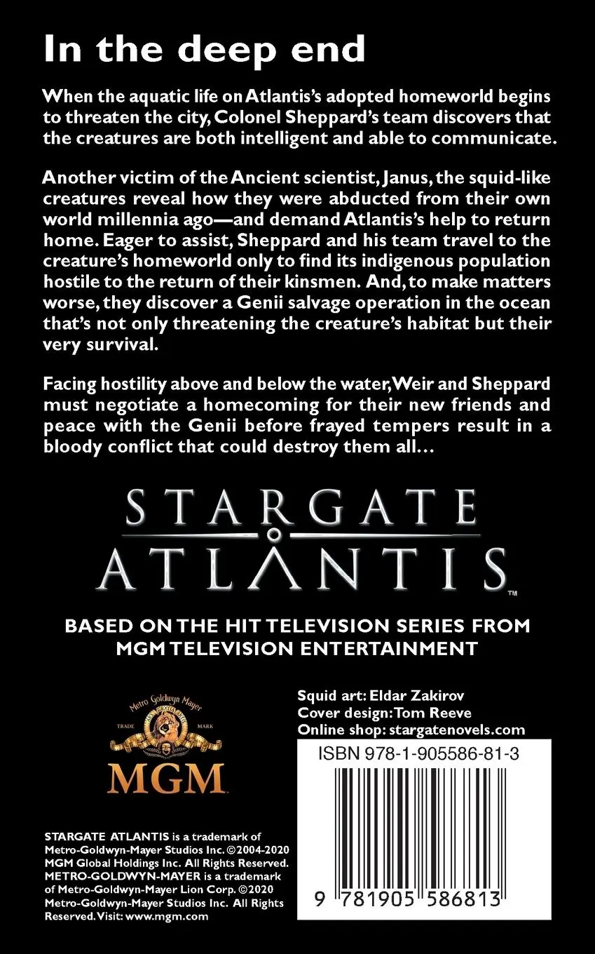 Rückseite: 9781905586813 | STARGATE ATLANTIS From the Depths | Amy Griswold | Taschenbuch | 2020