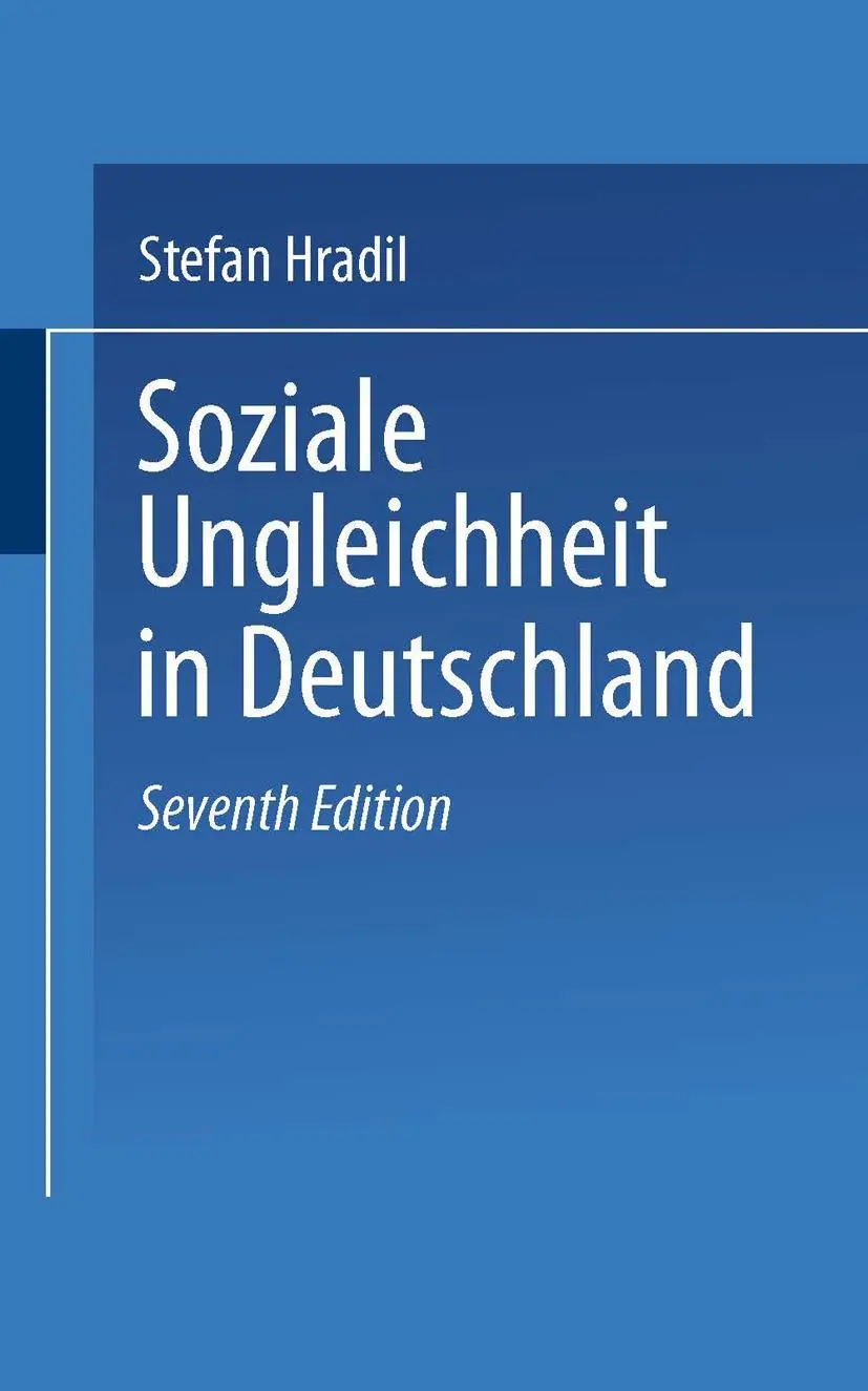 Cover: 9783322866813 | Soziale Ungleichheit in Deutschland | Stefan/Schiener, Jürgen Hradil