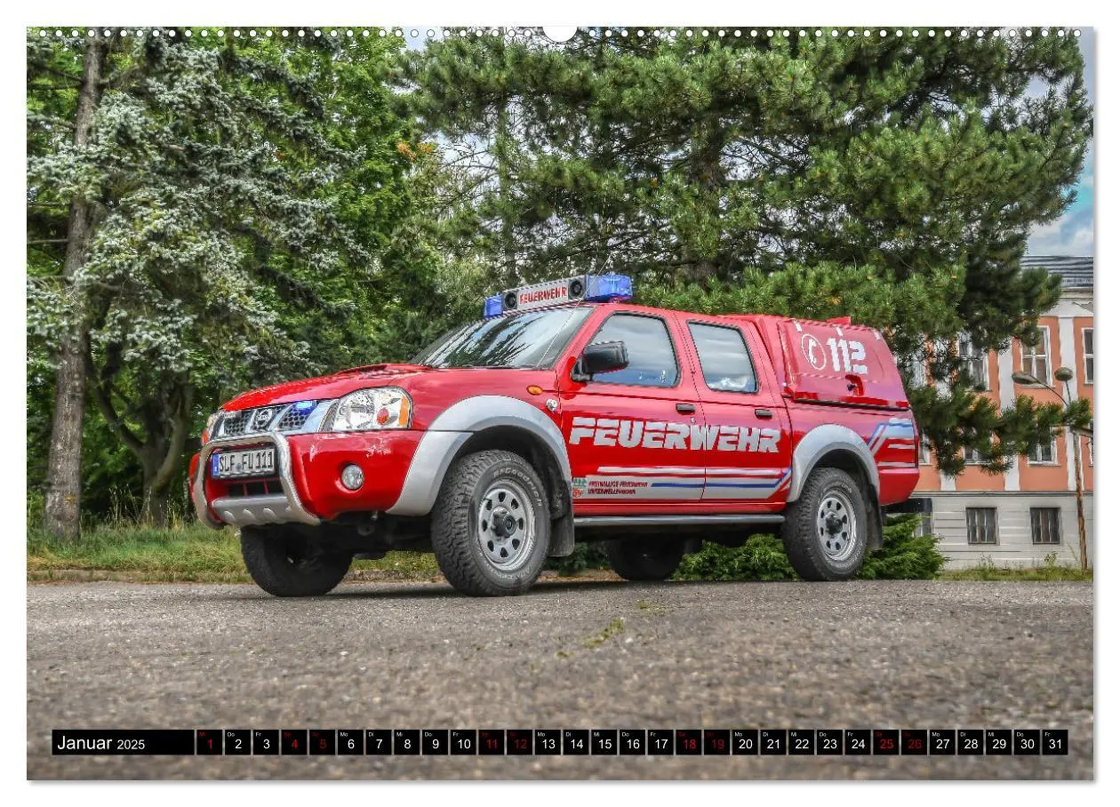 Bild: 9783435036813 | Feuerwehrfahrzeuge (Wandkalender 2025 DIN A2 quer), CALVENDO...