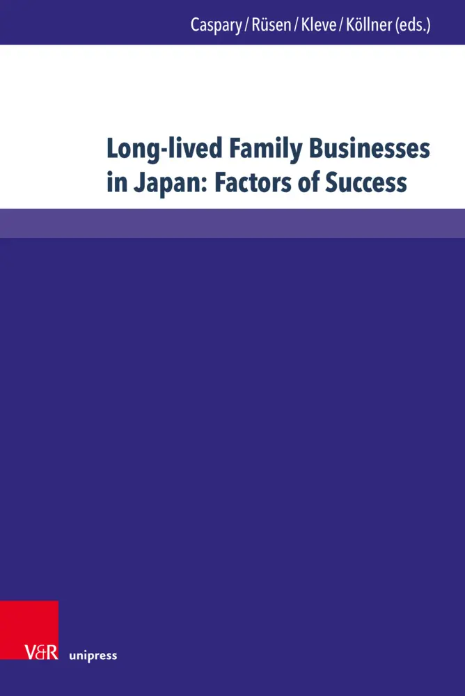 Cover: 9783847116813 | Long-lived Family Businesses in Japan: Factors of Success | Buch