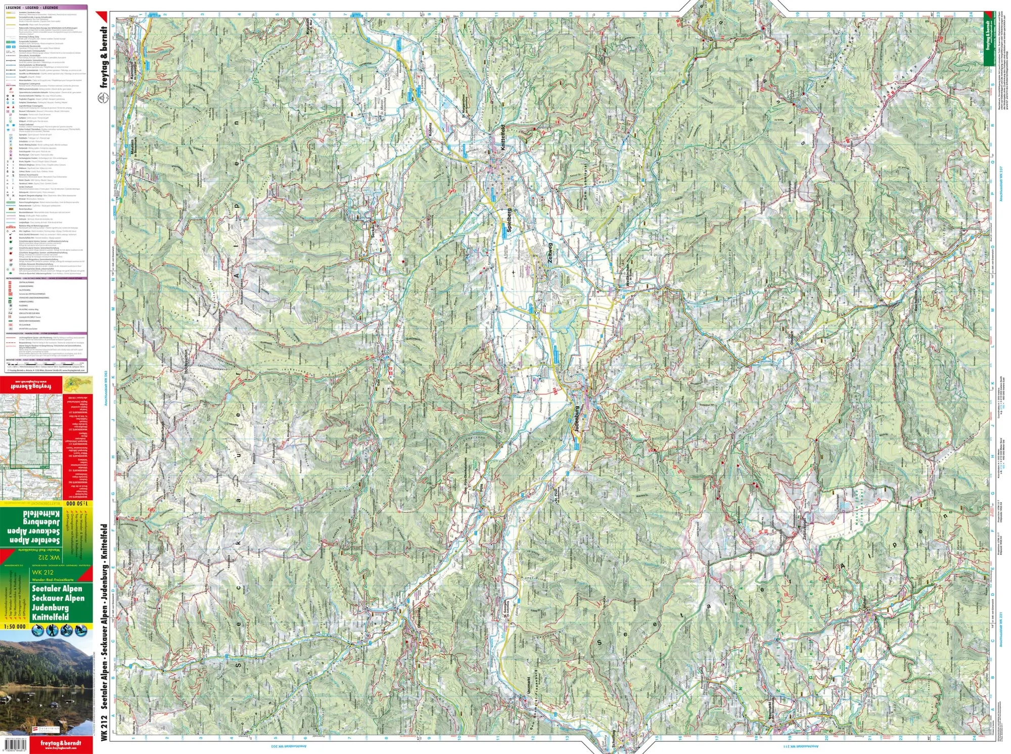 Bild: 9783850846813 | Seetaler Alpen / Seckauer Alpen 1 : 50 000. WK 212 | (Land-)Karte