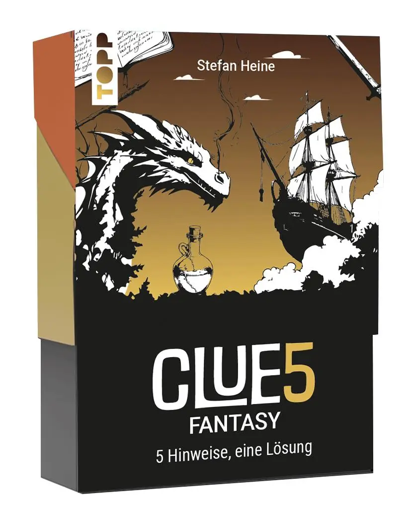 Cover: 4007742186913 | CLUE5 #Fantasy. 5 Hinweise, nur eine Lösung. Das Trend-Quiz für...