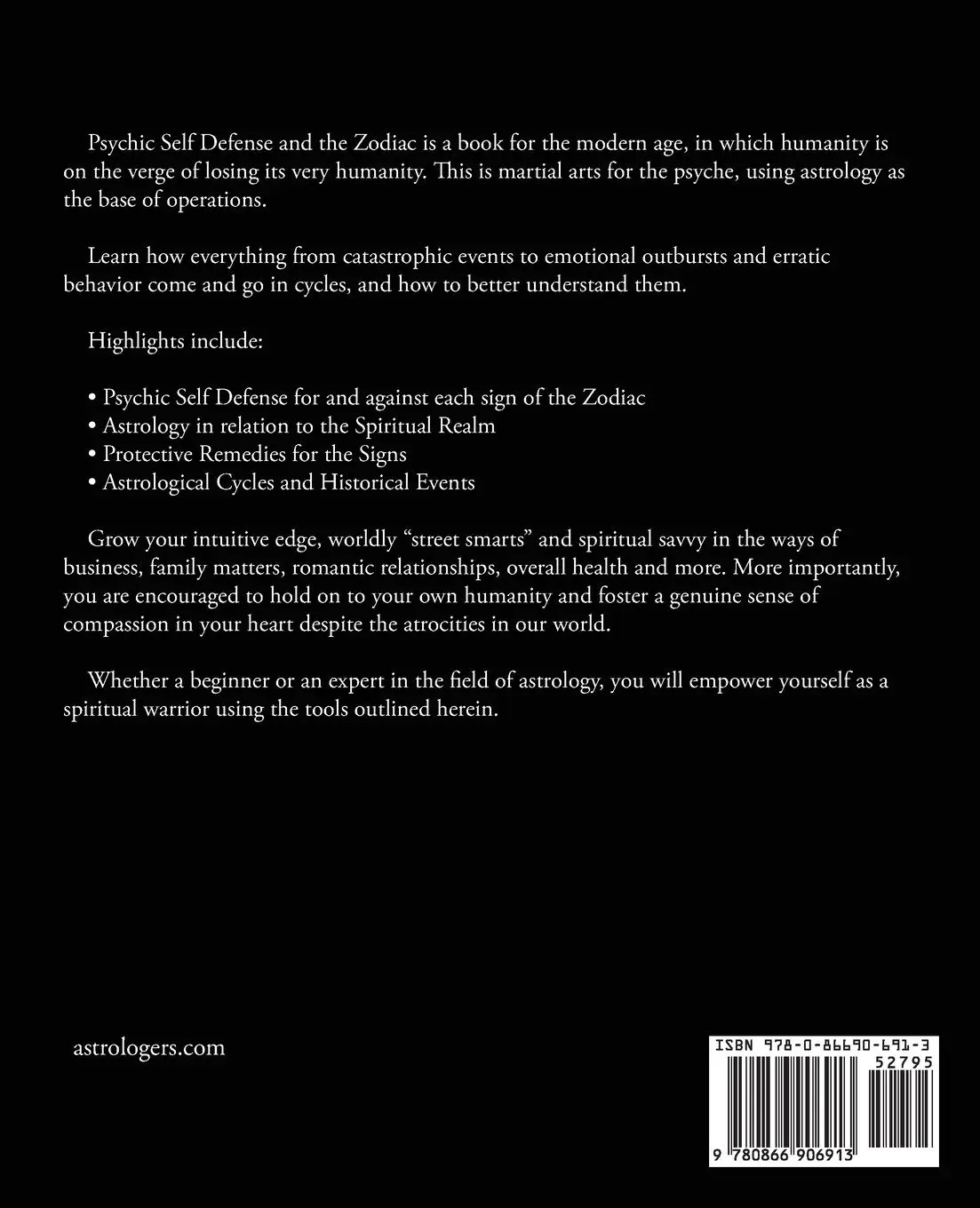Rückseite: 9780866906913 | Psychic Self-Defense &amp; the Zodiac | Y. S. Yacoubian | Taschenbuch
