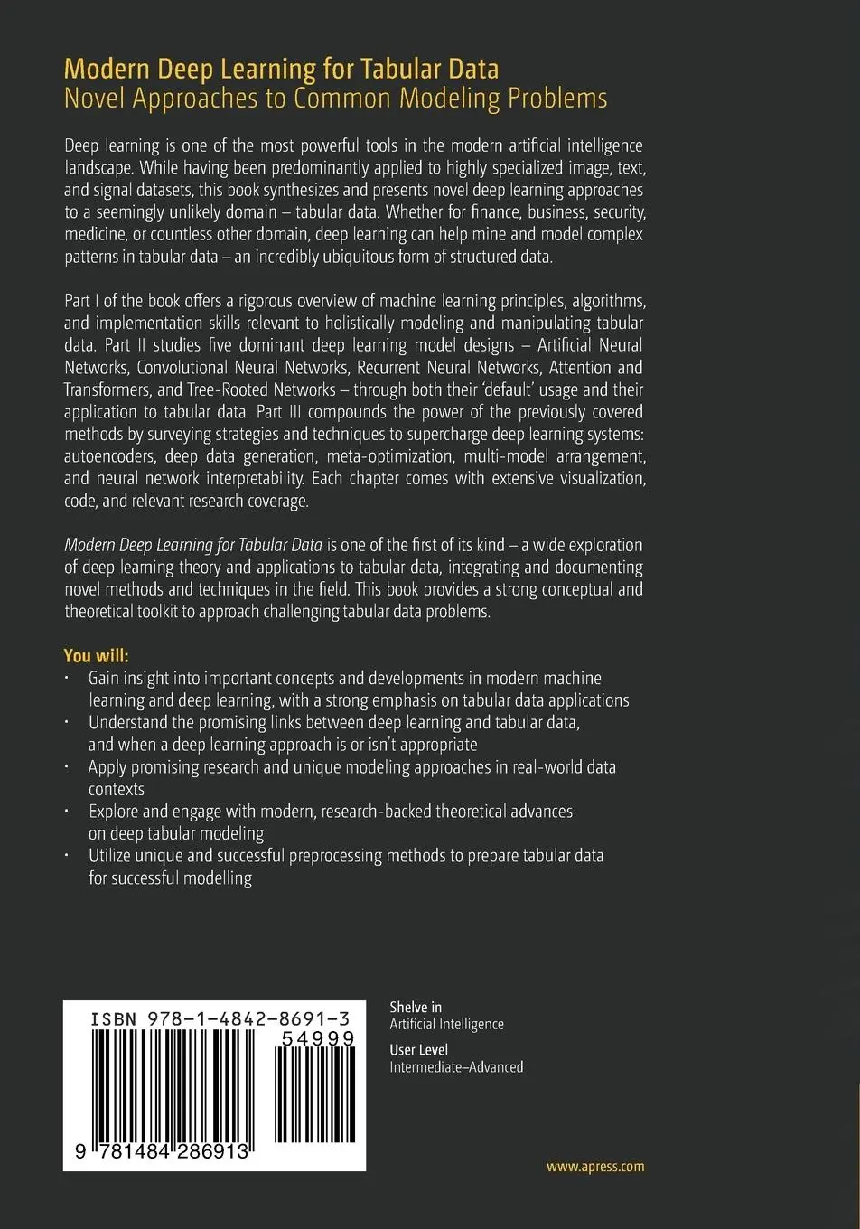 Rückseite: 9781484286913 | Modern Deep Learning for Tabular Data | Zian Wang (u. a.) | Buch