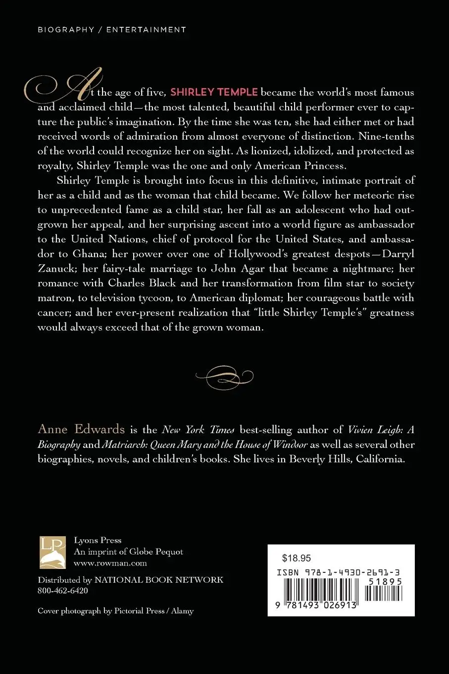 Rückseite: 9781493026913 | Shirley Temple | American Princess | Anne Edwards | Taschenbuch | 2016
