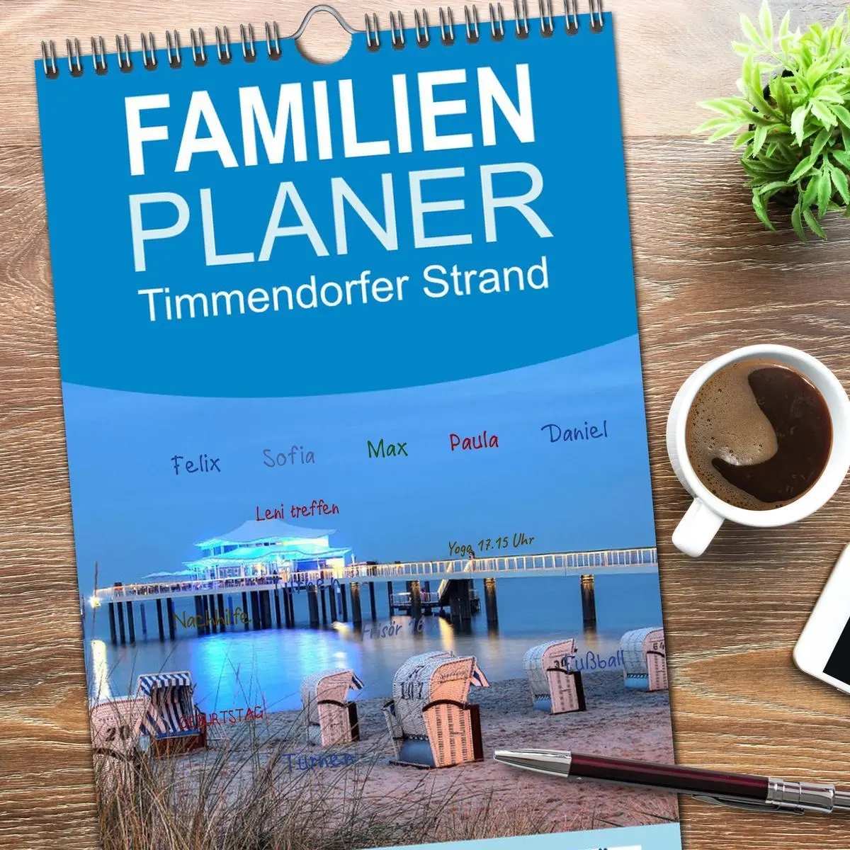 Bild: 9783516516913 | Familienplaner 2026 - Timmendorfer Strand mit 5 Spalten...