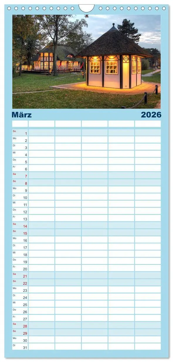 Bild: 9783516516913 | Familienplaner 2026 - Timmendorfer Strand mit 5 Spalten...