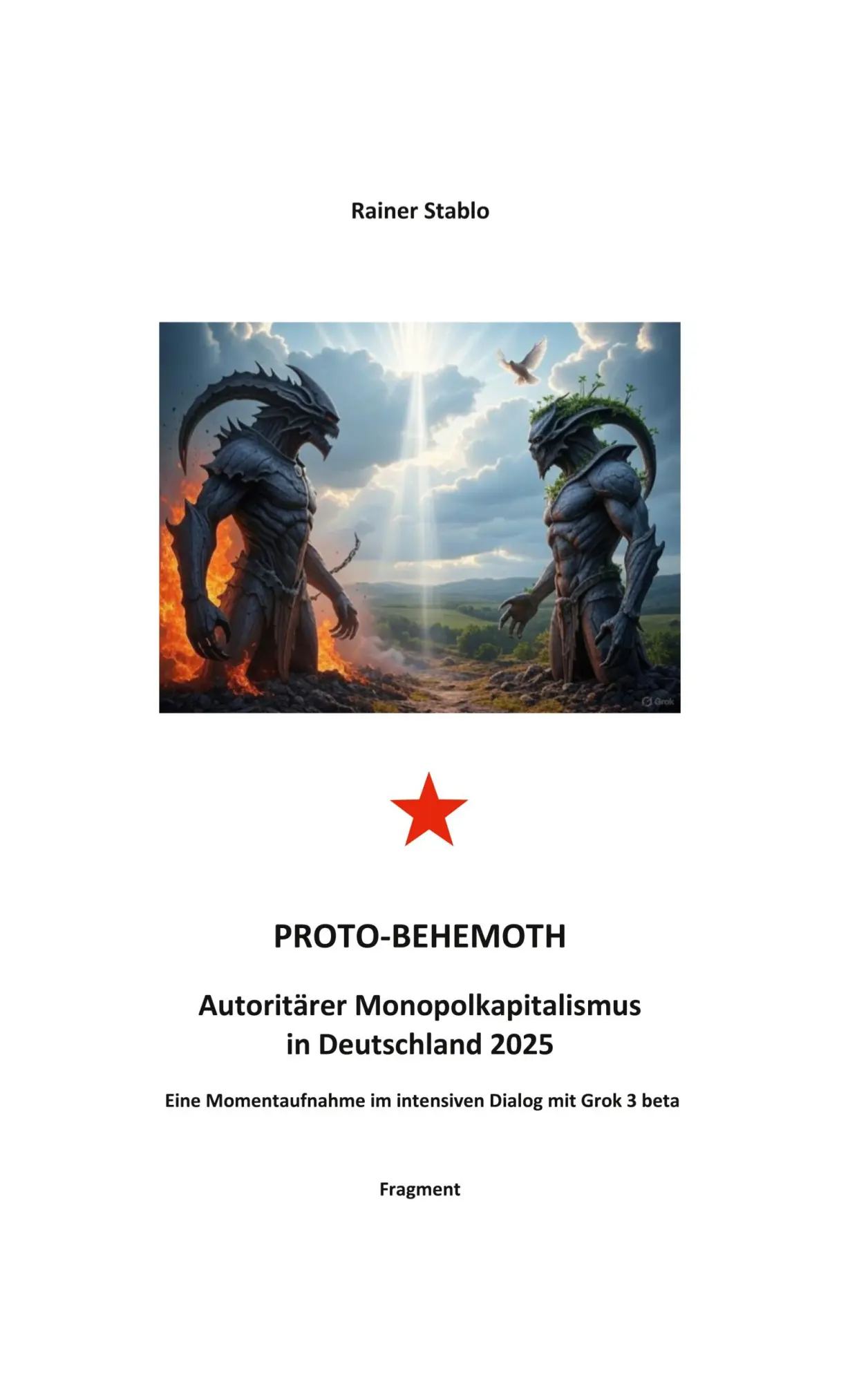 Cover: 9783819246913 | PROTO-BEHEMOTH | Rainer Stablo | Taschenbuch | 220 S. | Deutsch | 2025