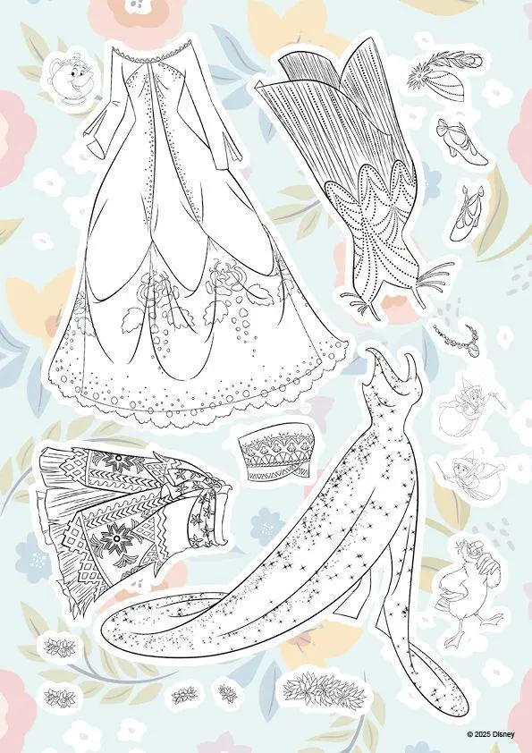 Bild: 9783833246913 | Disney Prinzessin: Mein Styling-Spaß mit Stickern zum Ausmalen -...