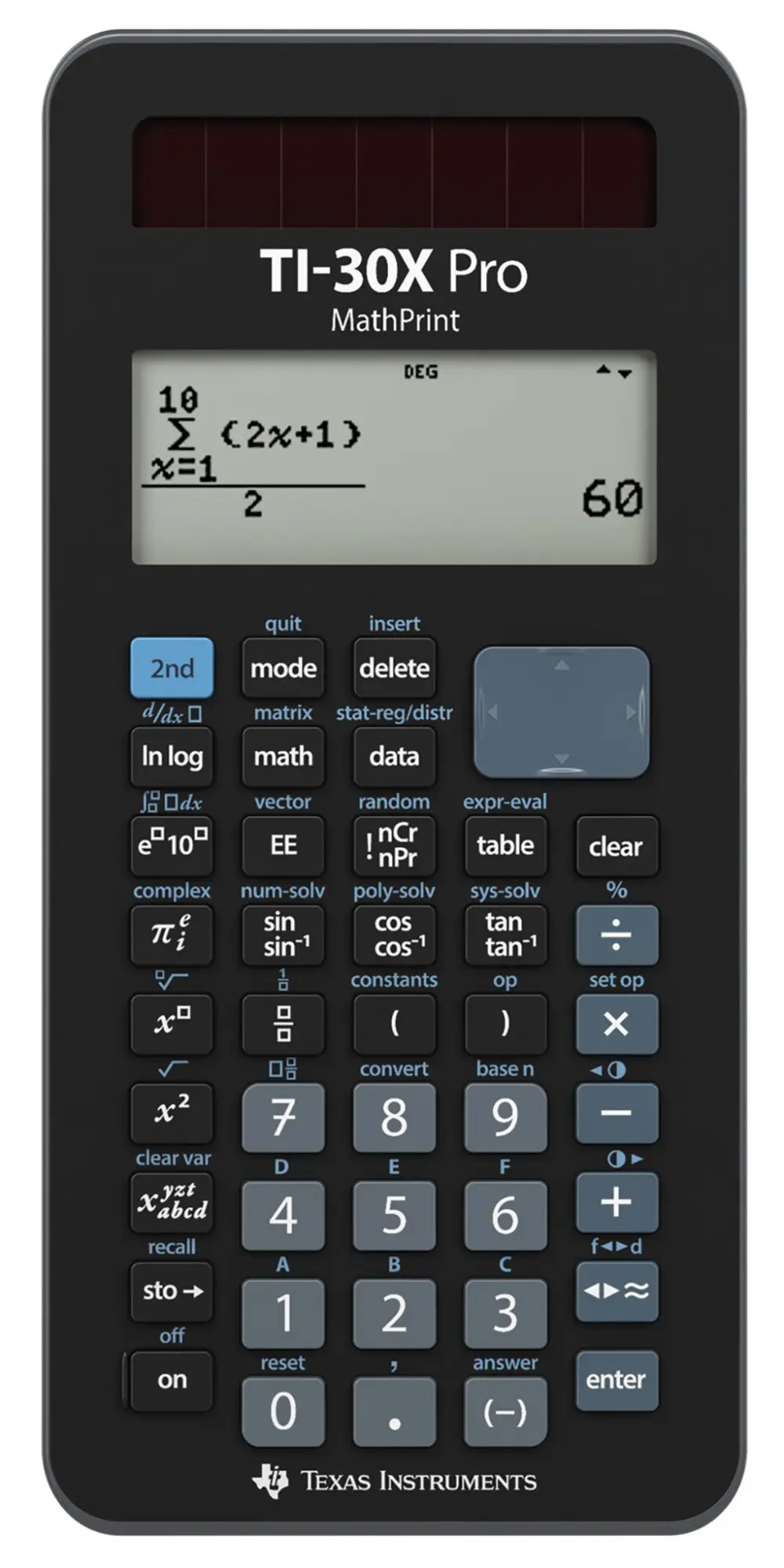 Cover: 3243480107013 | Texas Instruments Schulrechner TI-30X Pro MathPrint hochauflösendes...
