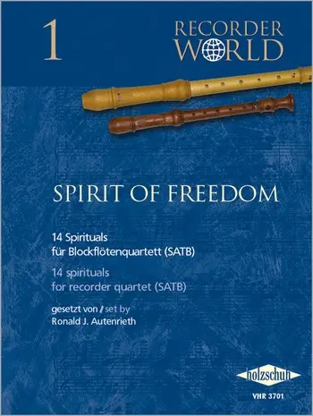 Cover: 4031659037013 | Spirit of Freedom für 4 Blockflöten (SATB) | Autenrieth | Buch + CD
