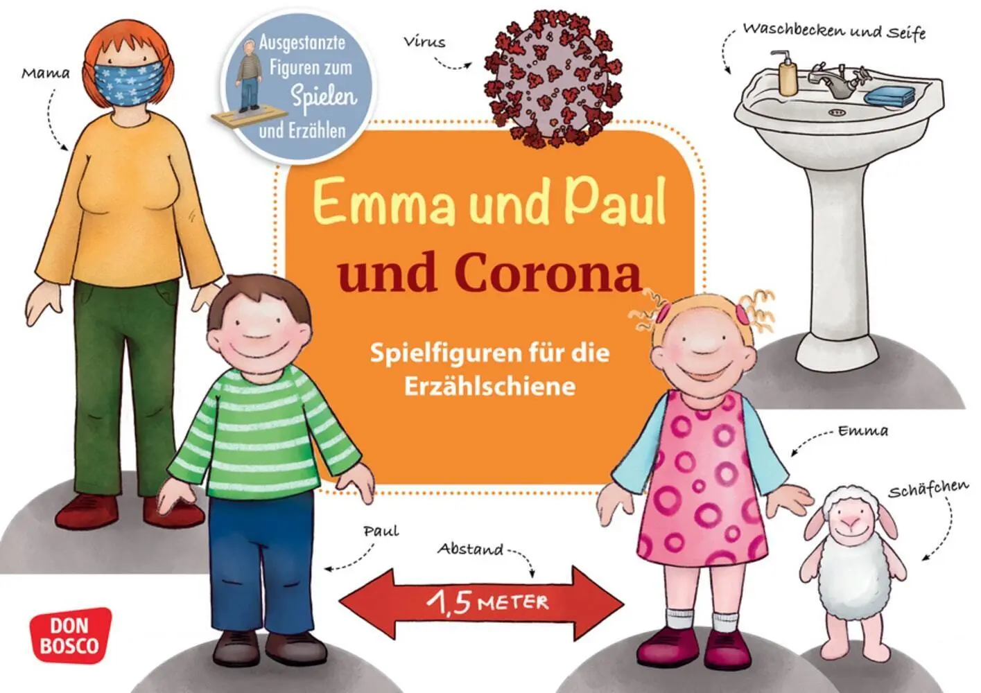 Cover: 4260179517013 | Emma und Paul und Corona. Erzählschienen-Figurenset, m. 1 Beilage