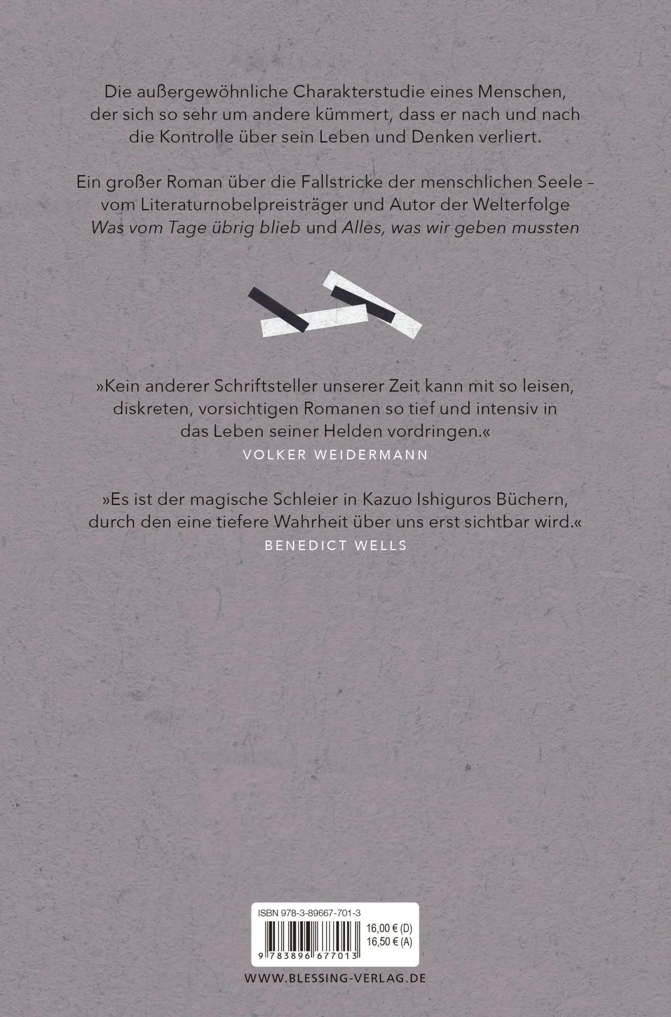 Bild: 9783896677013 | Die Ungetrösteten | Roman | Kazuo Ishiguro | Taschenbuch | 784 S.