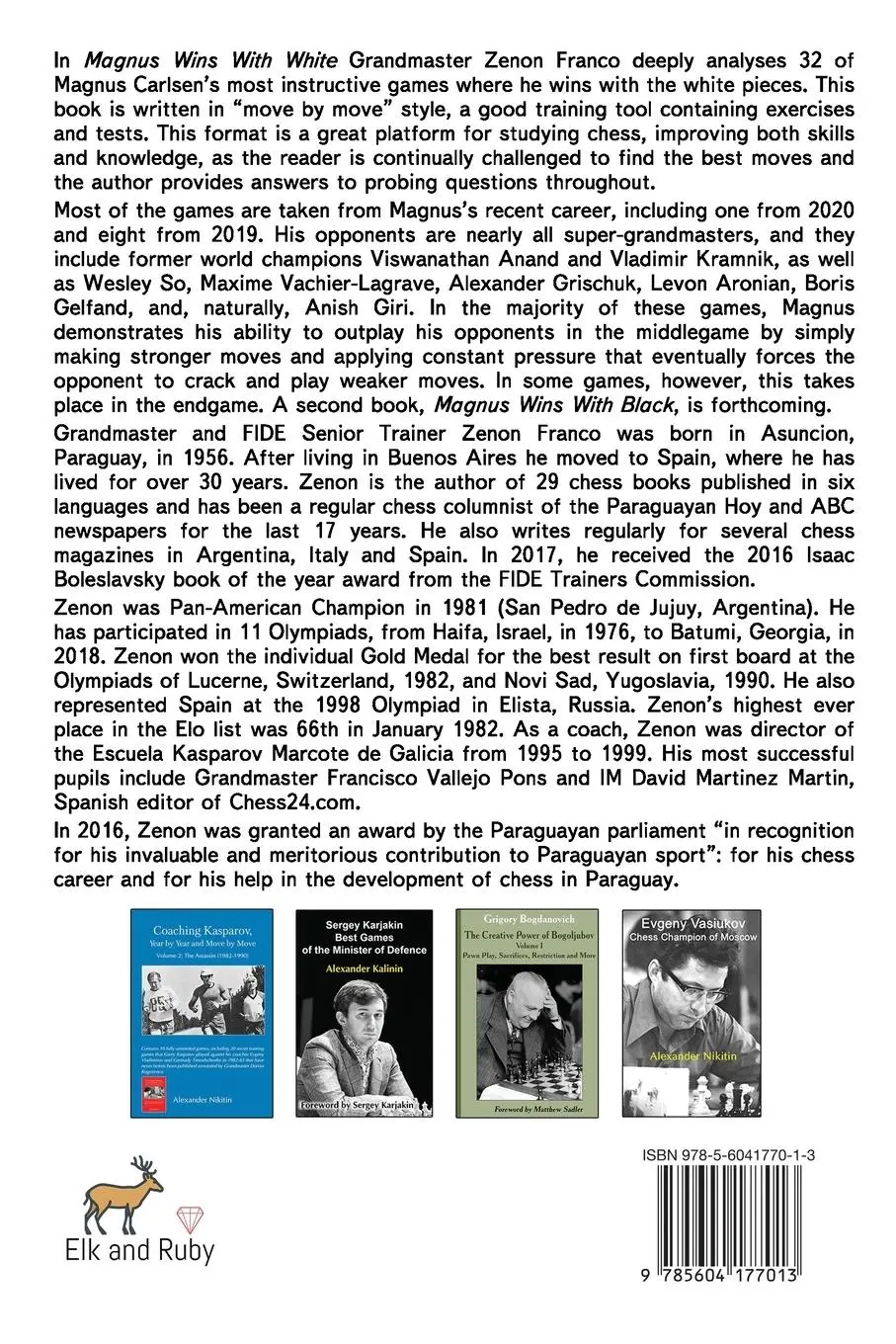 Rückseite: 9785604177013 | Magnus Wins With White | Zenon Franco | Taschenbuch | Englisch | 2020