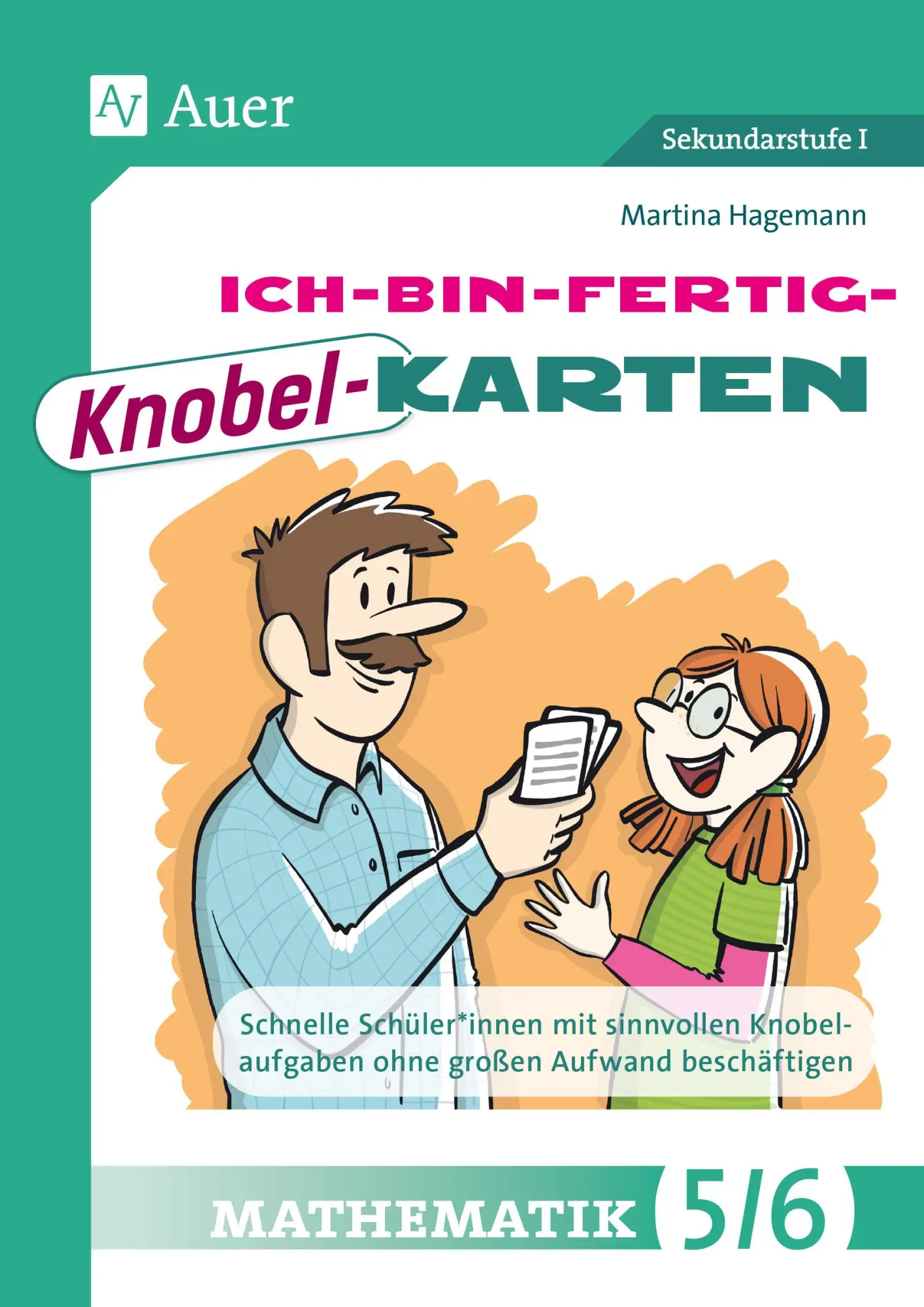 Cover: 9783403087113 | Ich-bin-fertig-Knobelkarten Mathematik Klassen 5-6 | Martina Hagemann