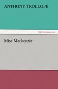 Miss Mackenzie  Anthony Trollope  Taschenbuch  Paperback  Englisch  2012 - Trollope, Anthony