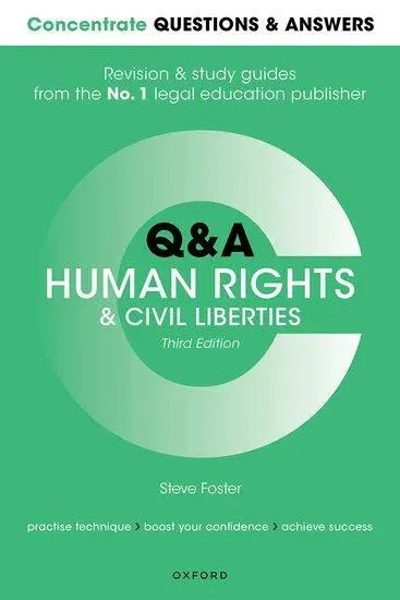 Cover: 9780192897213 | Concentrate Questions and Answers Human Rights and Civil Liberties