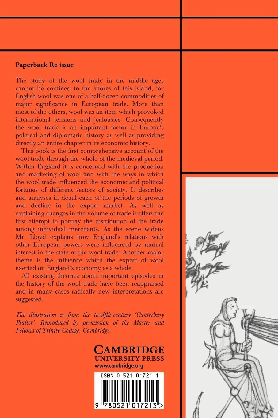 Rückseite: 9780521017213 | The English Wool Trade in the Middle Ages | T. H. Lloyd | Taschenbuch