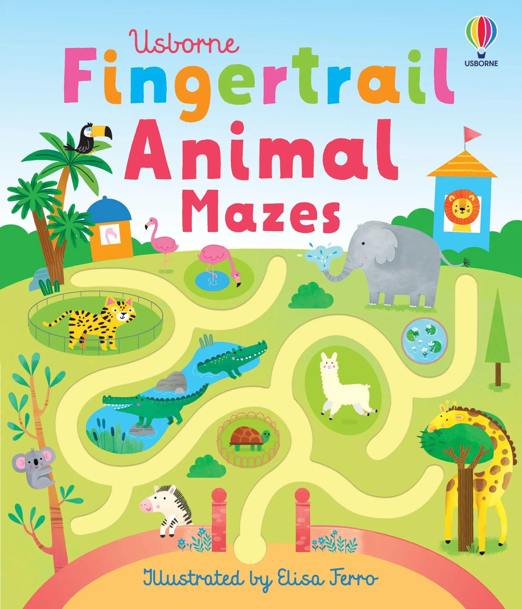 Cover: 9781805077213 | Fingertrail Animal Mazes | Felicity Brooks | Buch | Fingertrails