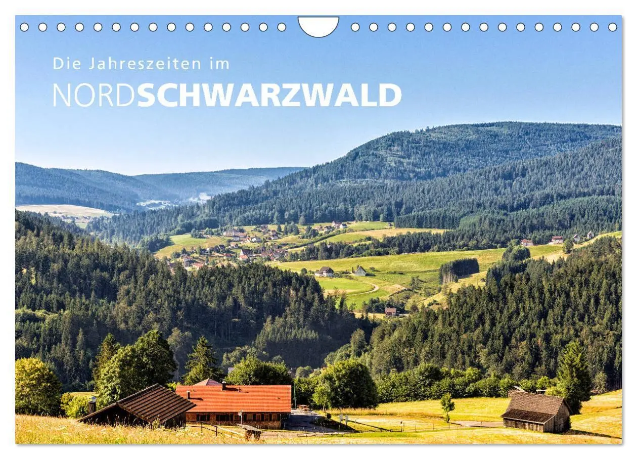 Cover: 9783435377213 | Die Jahreszeiten im Nordschwarzwald (Wandkalender 2025 DIN A4...