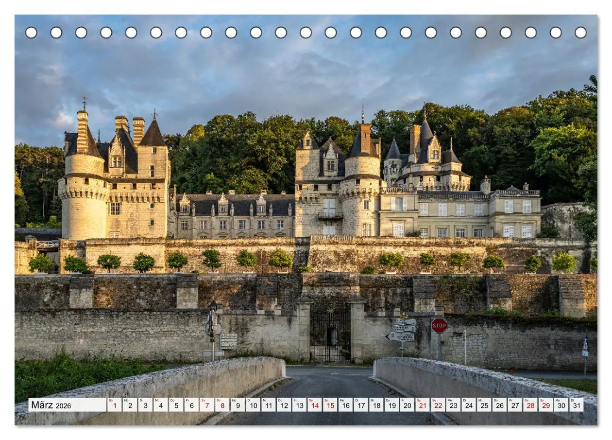 Bild: 9783457467213 | Die Schlösser im Tal der Loire (Tischkalender 2026 DIN A5 quer),...