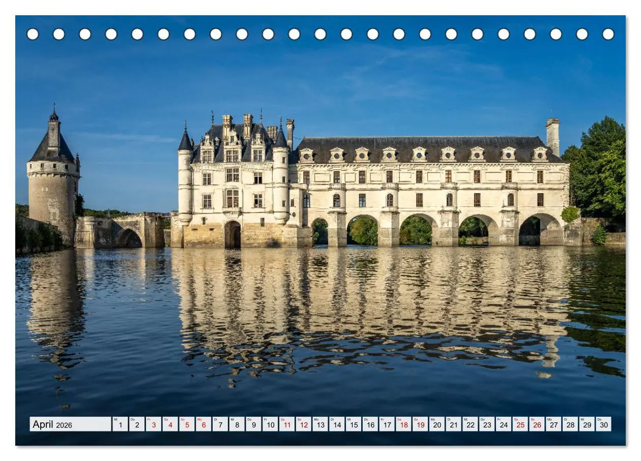 Bild: 9783457467213 | Die Schlösser im Tal der Loire (Tischkalender 2026 DIN A5 quer),...