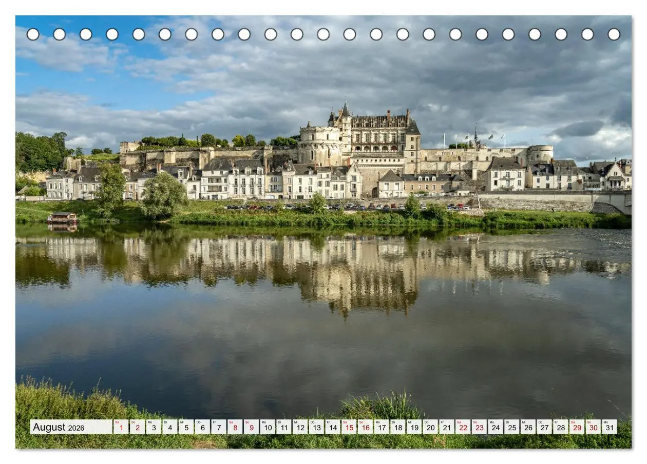 Bild: 9783457467213 | Die Schlösser im Tal der Loire (Tischkalender 2026 DIN A5 quer),...