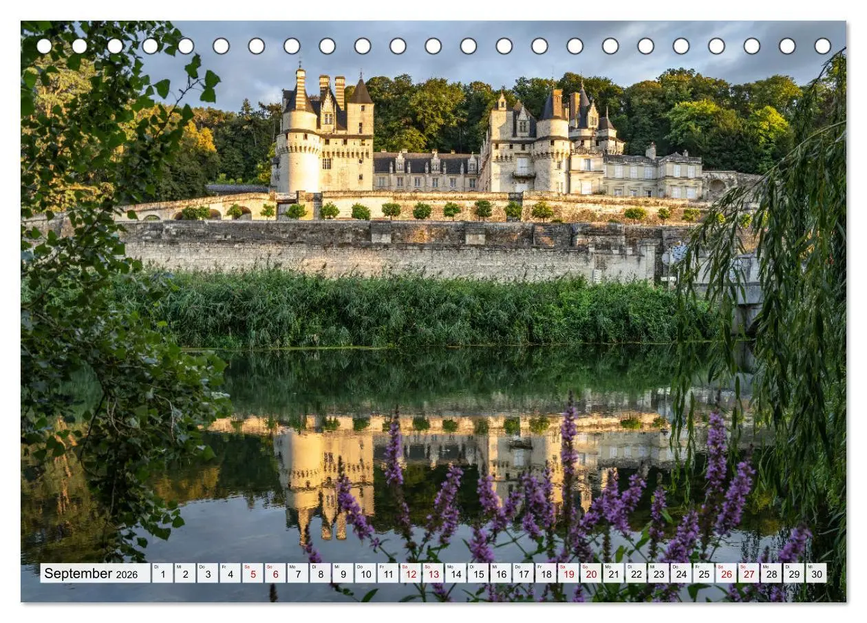 Bild: 9783457467213 | Die Schlösser im Tal der Loire (Tischkalender 2026 DIN A5 quer),...