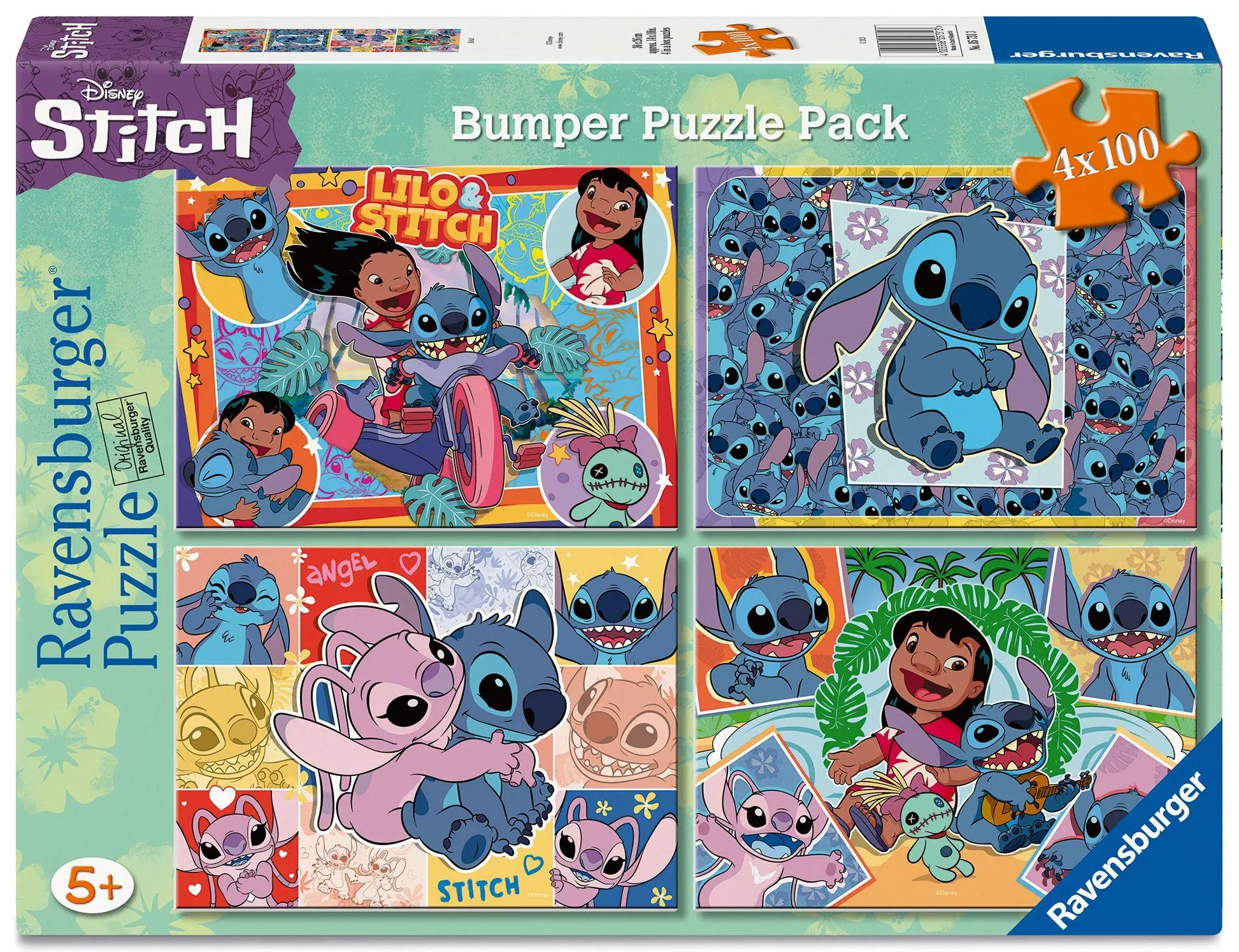 Cover: 4005556057313 | Kinderpuzzle 4x100 Teile - Disney Stitch - Aloha! | Spiel | 05731