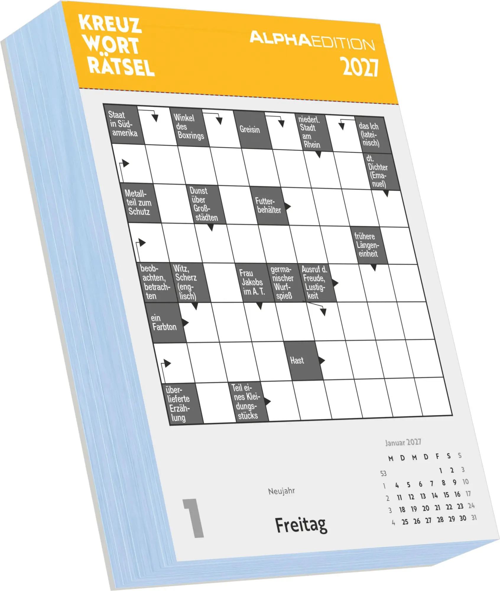 Bild: 4069095017313 | Kreuzworträtsel 2027 | Kalender | 315 S. | Deutsch | 2027