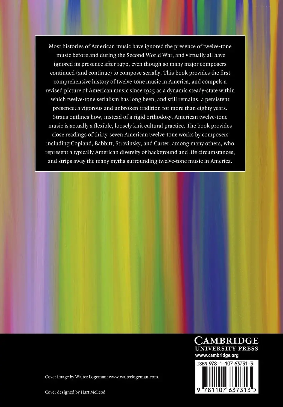 Rückseite: 9781107637313 | Twelve-Tone Music in America | Joseph N. Straus | Taschenbuch | Buch