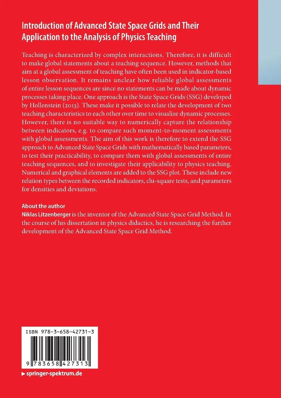 Rückseite: 9783658427313 | Introduction of Advanced State Space Grids and Their Application to...