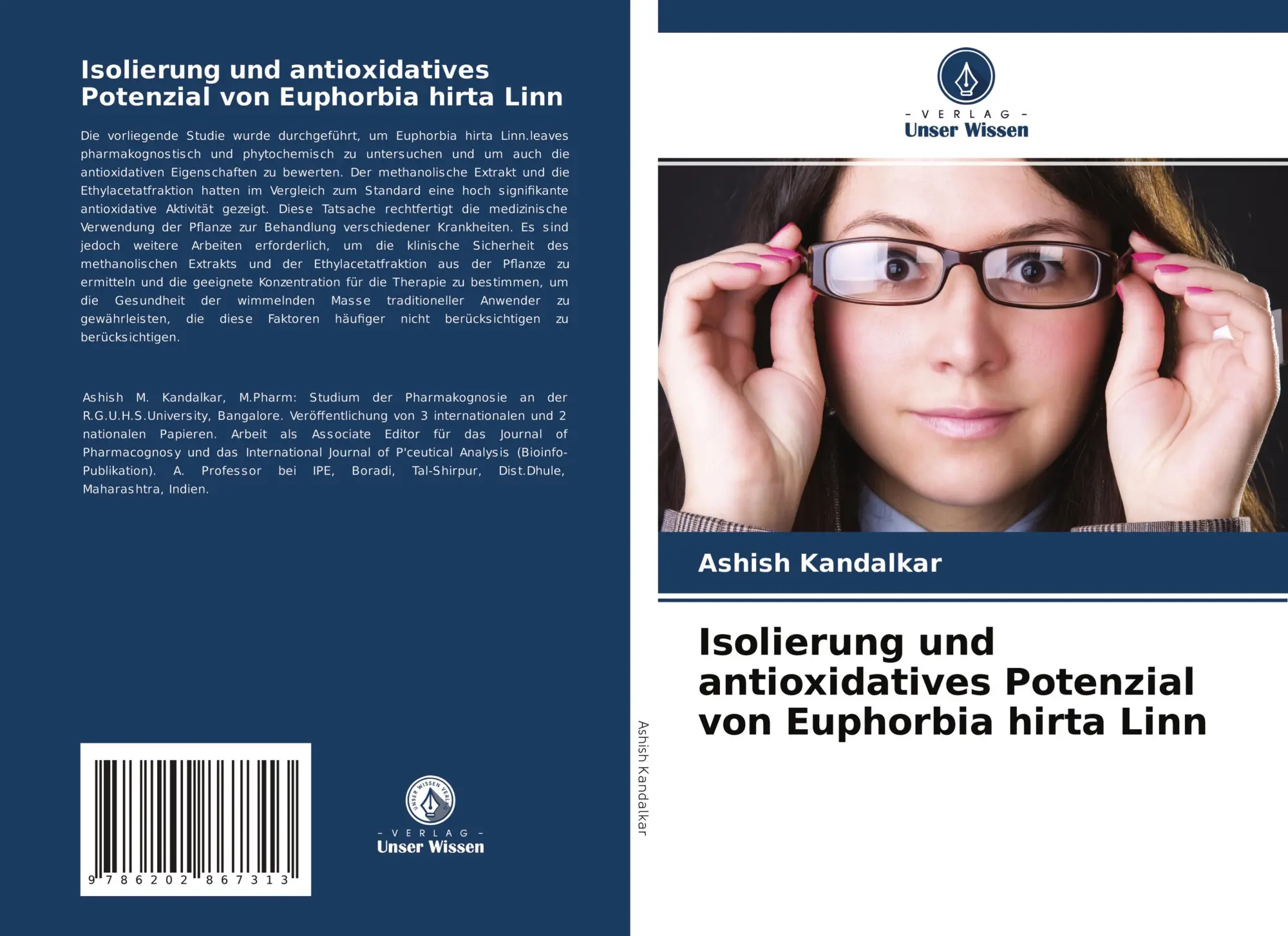 Cover: 9786202867313 | Isolierung und antioxidatives Potenzial von Euphorbia hirta Linn