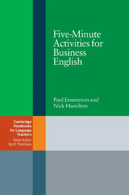 Cover: 9780521547413 | Five-Minute Activities for Business English | Paul Emmerson (u. a.)