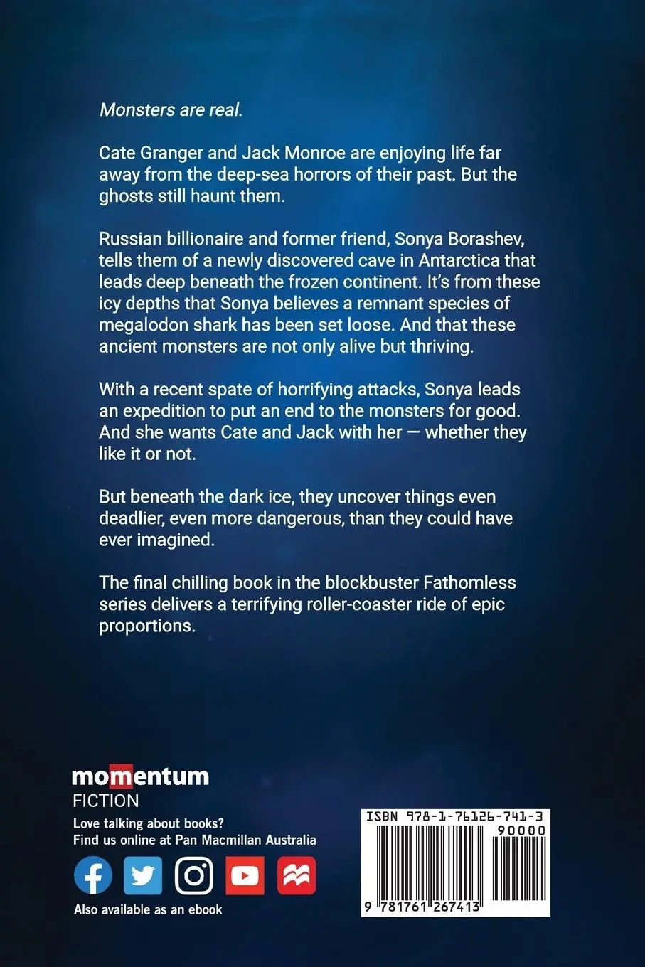Rückseite: 9781761267413 | Leviathan | Greig Beck | Taschenbuch | Englisch | 2023 | Momentum