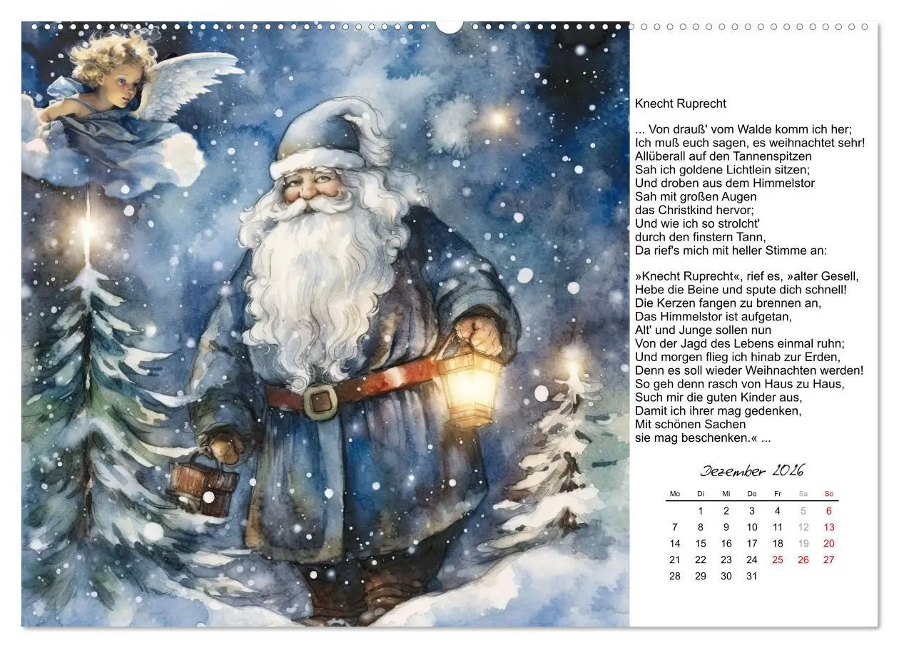 Bild: 9783457517413 | Gedichte von Theodor Storm (Wandkalender 2026 DIN A2 quer),...