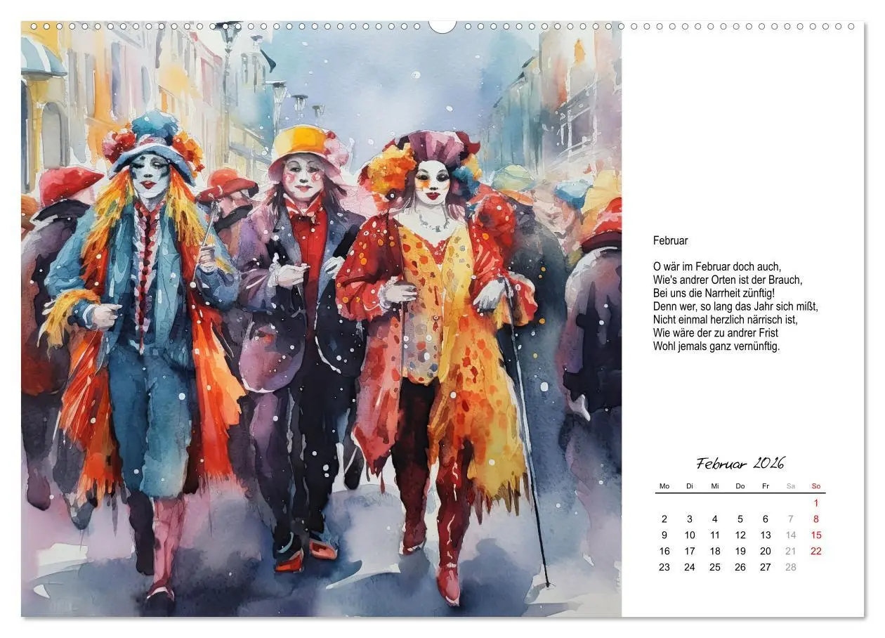 Bild: 9783457517413 | Gedichte von Theodor Storm (Wandkalender 2026 DIN A2 quer),...