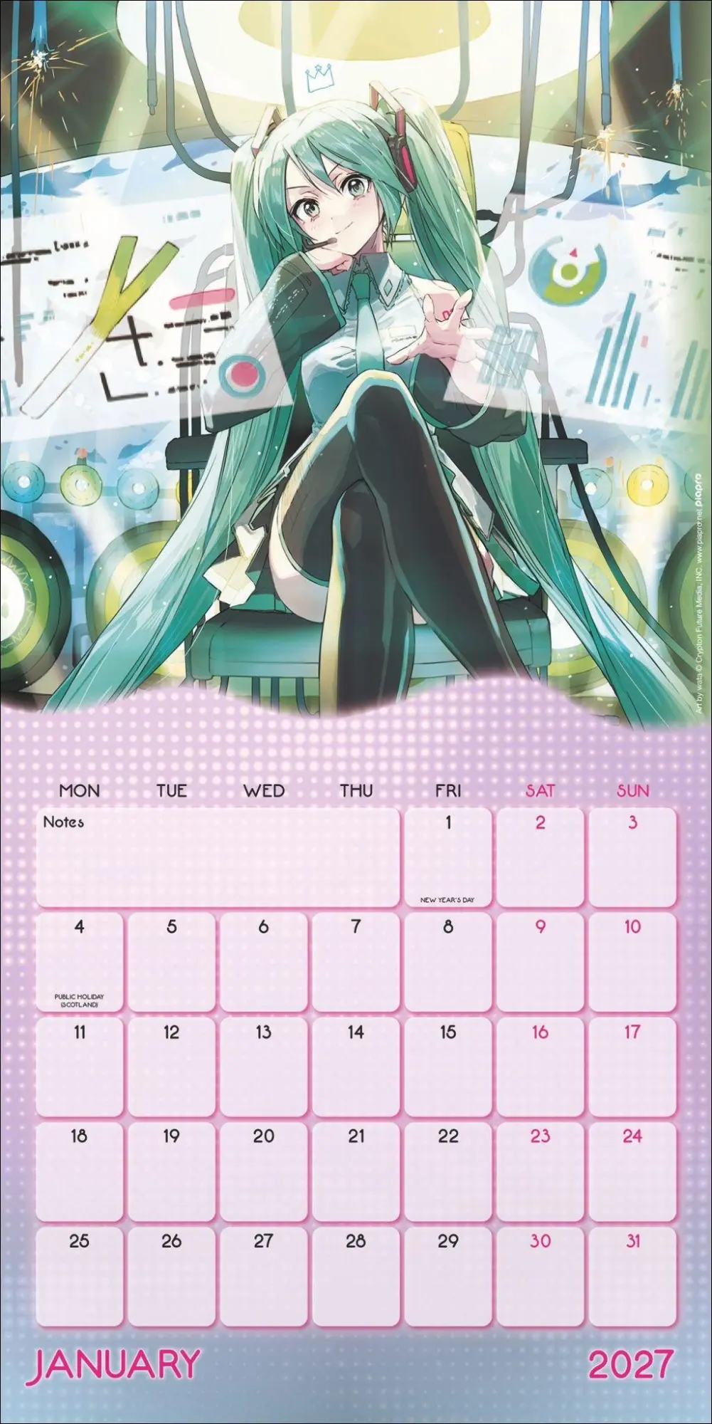 Bild: 9783840197413 | Hatsune Miku Broschurkalender 2027 | Kalender | 28 S. | Englisch