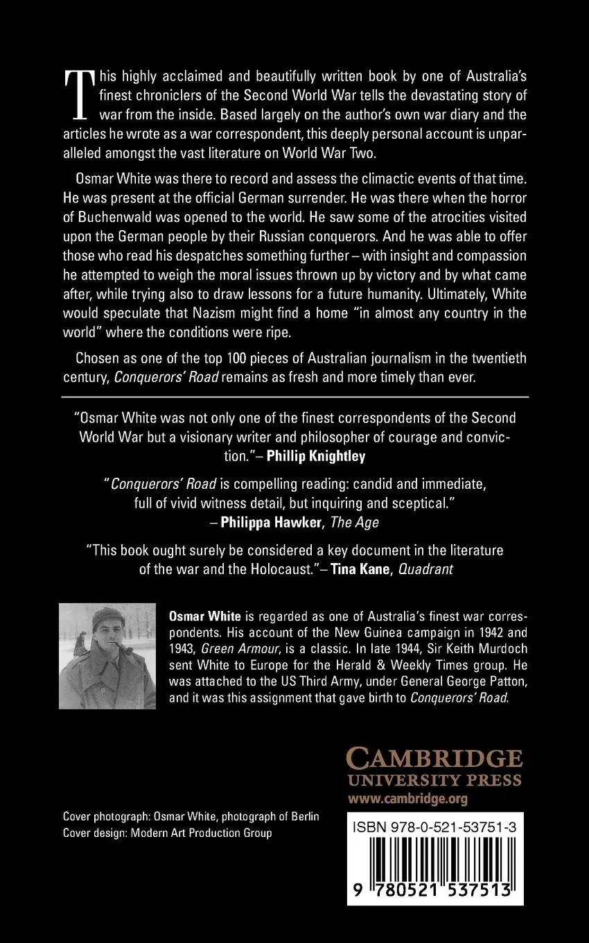 Rückseite: 9780521537513 | Conquerors' Road | Osmar White | Taschenbuch | Kartoniert / Broschiert