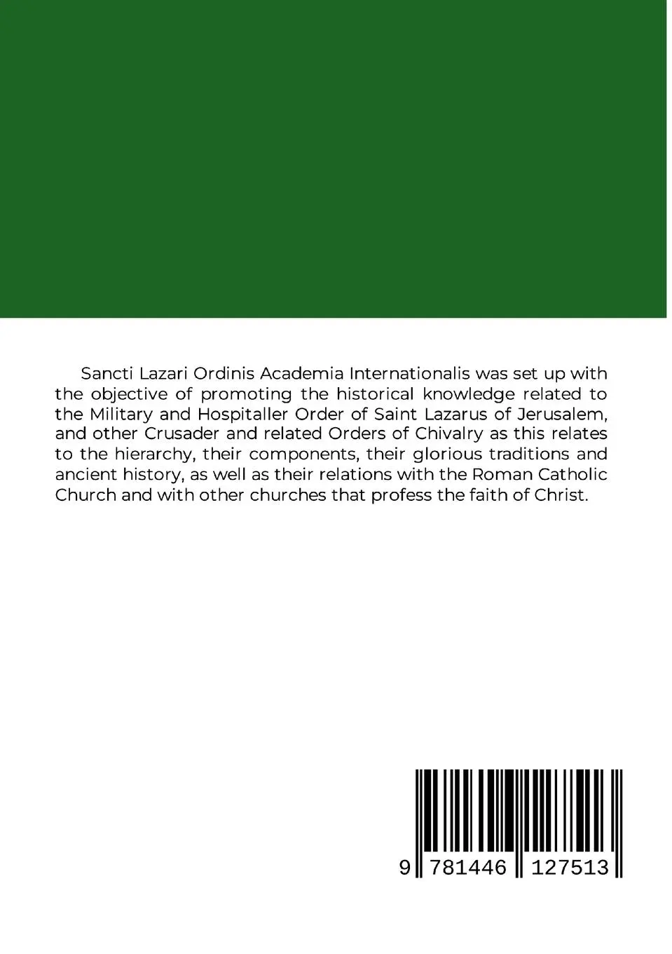 Rückseite: 9781446127513 | Acta Historiae Sancti Lazari Ordinis - Volume 6 | Taschenbuch | 2024