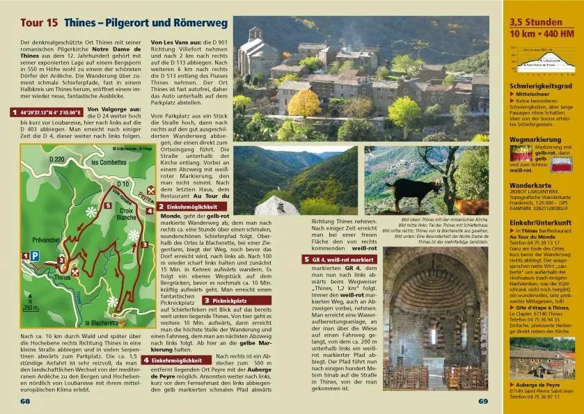 Bild: 9783000257513 | Die wilden Berge der Ardèche-alle Wanderungen mit GPS-Track zum...