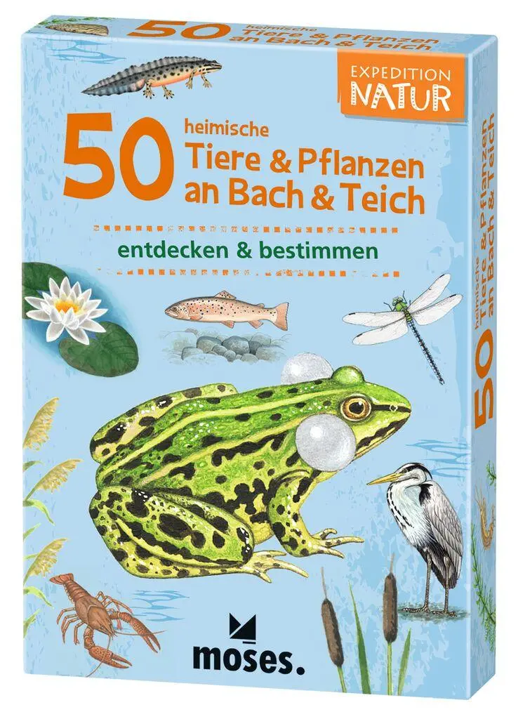 Cover: 4033477097613 | 50 heimische Tiere &amp; Pflanzen an Bach &amp; Teich | erkennen &amp; bestimmen