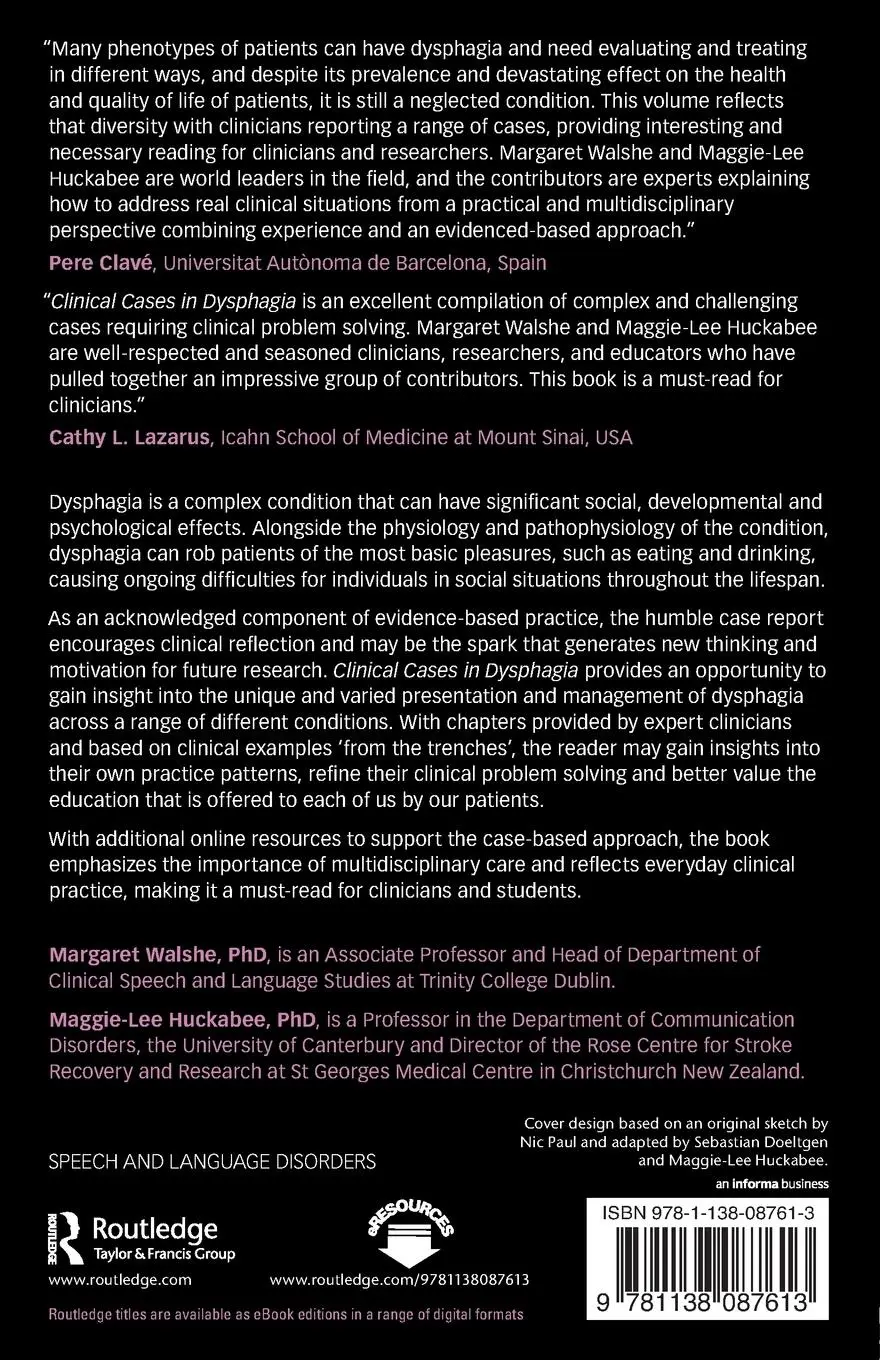 Rückseite: 9781138087613 | Clinical Cases in Dysphagia | Margaret Walshe (u. a.) | Taschenbuch