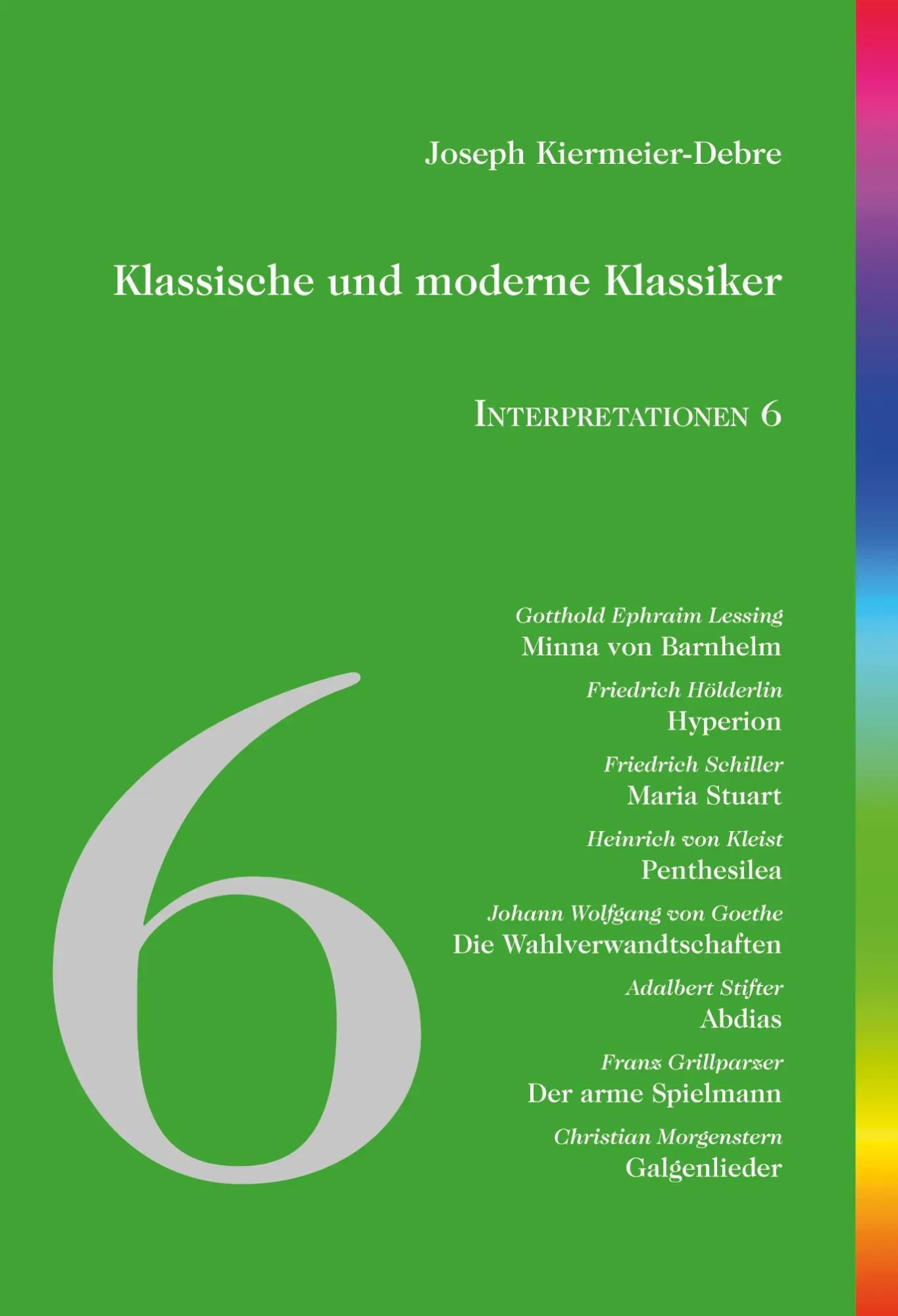 Cover: 9783038587613 | Klassische und moderne Klassiker | Joseph Kiermeier-Debre | Buch